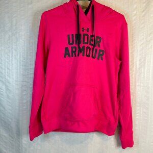Under Armour Pink Hoodie Womens Sz Medium